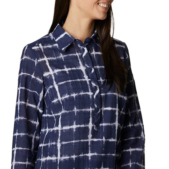 🆕Columbia Women's Camp Henry II Tunic, Nocturnal to Dye for Print, Medium, NWT - Picture 1 of 5
